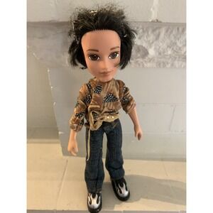 Bratz Boyz Doll Motorcycle Style Cade Biker 10" Boy  Vintage